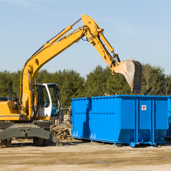 can i choose the location where the residential dumpster will be placed in Reidville